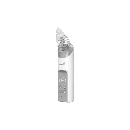 Grownsy nasal aspirator with 3 tips (gray)